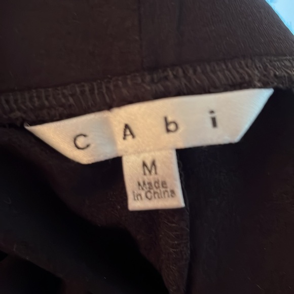 CAbi black knit athleisure cropped pants - Picture 3 of 4